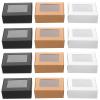 LALAFINA Portable Soap Boxes and Small Items Storage Paper Material 30pcs with Window for Soap Packaging Simple Elegant Design for Household and Gift Wrapping view 1