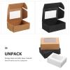LALAFINA Portable Soap Boxes and Small Items Storage Paper Material 30pcs with Window for Soap Packaging Simple Elegant Design for Household and Gift Wrapping view 3