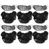 FENICAL 10 Sets Disposable Women Underwear Breathable Non Woven Cloth Disposable Underpants for Travel and Spa Convenient One-time Use Black Color view 1