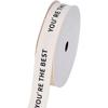 2026 New You're The Best Cotton Custom Ribbon,Natural Cream Teacher Ribbon for Gift Wrapping Crafts Flower Bouquet Happy Mothers Day Ribbon,5/8 inch 10 Yard view 1
