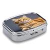 Square Pill Organizer Small Pill Box Pill Case for Pocket Purse view 3