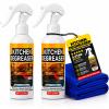 WVCYZY Kitchen Degreaser Spray Grill- 120ml, Kitchen Grease Cleaner, Effectively Removes Grease for BBQ Grate,Grill Lid,Stovetop,Oven,Range Hood (A-2PCS) view 1