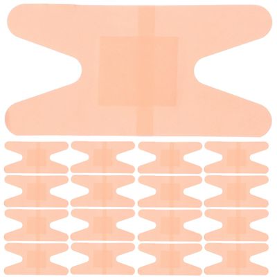 Mipcase Waterproof Breathable Adhesive Bandages Does Not Stick to Wound 50pcs Flexible Pe Material, Irregular H-Shaped Design for Fingertip and Joint Wounds for Water Activities