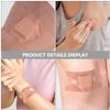 Mipcase Waterproof Breathable Adhesive Bandages Does Not Stick to Wound 50pcs Flexible Pe Material, Irregular H-Shaped Design for Fingertip and Joint Wounds for Water Activities view 4