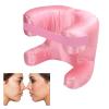Kukyller Face Pillow for Wrinkles, Memory Foam Beauty Pillow with Cooling Silk Pillowcase for Sleeping Face Down (Pink) view 4