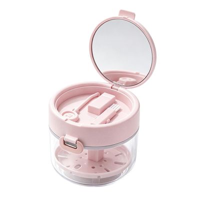 Retainers Case Leakproof Cleaning Cup with Removable Basket