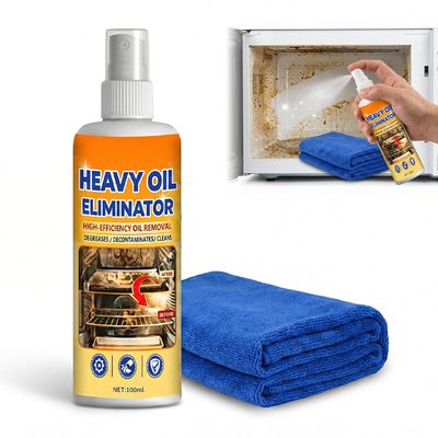 Grease BBQ Grill Cleaner Spray, Heavy Duty Kitchen Degreaser (1PCS)