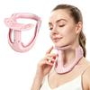 YmwemvCervical Neck Brace with Stepless Adjustment Knob, Memory Foam Support for Stiffness Relief, Ergonomic Posture Aid for Office, Travel, Daily Use (Pink) view 1