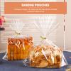 Outanaya 100pcs Reusable Bread Bags Food Grade Loaf Packaging Bags for Homemade Bakery Pastries Snacks Party Favor Wrapping view 4