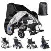 RQIGHNC Wheelchair Cover for Karma Europe SME Series 2021-pr, Heavy Duty Oxford Fabric Water-Resistant Outdoor Cover for Wheelchairs, All-Weather Protection Against Rain, Dust and Dirt view 1