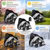 RQIGHNC Wheelchair Cover for Karma Europe SME Series 2021-pr, Heavy Duty Oxford Fabric Water-Resistant Outdoor Cover for Wheelchairs, All-Weather Protection Against Rain, Dust and Dirt view 2