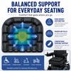 WYMZF Air Seat Cushion for Lectric XP 3.0 Series 5 2010-2014, TPU Lycra Wheelchair Seat Pad with Raised Air Cells, Breathable Non Slip Cushion for Long Sitting Comfort view 2