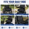 WYMZF Air Seat Cushion for Lectric XP 3.0 Series 5 2010-2014, TPU Lycra Wheelchair Seat Pad with Raised Air Cells, Breathable Non Slip Cushion for Long Sitting Comfort view 4