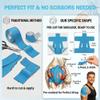 Precut Kinesiology Tape for Shoulder (20Pcs,Fluorescent Green) view 3