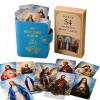 Prayer Card Holder with 54 Prayer Cards, Catholic Faux Leather Holy Card Organizer Holder, Pocket Prayer Card Organizer with Snap Closure, Gift for Religious and Memorial Use view 1