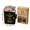 Prayer Card Holder with 54 Prayer Cards, Catholic Faux Leather Holy Card Organizer Holder, Pocket Prayer Card Organizer with Snap Closure, Gift for Religious and Memorial Use view 3
