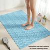 LXBAMKEA Shower Mats, Non Slip Bathtub Mats with Suction Cups, Swimming Pool Bathroom Garage Kitchen Wet Area Floor Mat, Bath Cushion, DIY Cut(Green,40x70cm) view 2