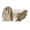 QIANF 12pcs Camel Velvet Drawstring Bags 4x6 inches Velvet Cloth Gift Bags Small Jewelry Pouches for Storage Wedding Party Favor 4x6 view 1