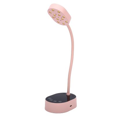 Bibulkoye Flexible Gooseneck Nail Lamp, Rechargeable LED Dryer Auto Sensor Fast Curing Nail Lamp