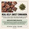Crunchy Kelp Seaweed Chips, Cinnamon Sugar, Vegan & Gluten-Free, Non-GMO 1 oz (3 Pack) view 3