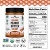 Organic Peanut Butter Creamy with Cinnamon, Palm Oil Free, Just About Foods view 4
