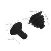 Healifty Silicone Joystick Caps with Resilience 2pcs Multi Model Fit Protective Cover for Electric Wheelchair Controller for Heavy Duty Use for Operating Electric Wheelchairs view 2