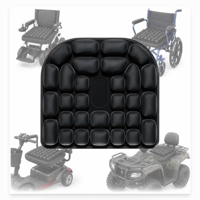 WYMZF Air Seat Cushion for Pride Mobility Go-Go Elite Series 11 2012-2016, TPU Lycra Wheelchair Seat Pad with Raised Air Cells, Breathable Non Slip Cushion for Long Sitting Comfort