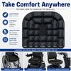 WYMZF Air Seat Cushion for Pride Mobility Go-Go Elite Series 11 2012-2016, TPU Lycra Wheelchair Seat Pad with Raised Air Cells, Breathable Non Slip Cushion for Long Sitting Comfort view 3