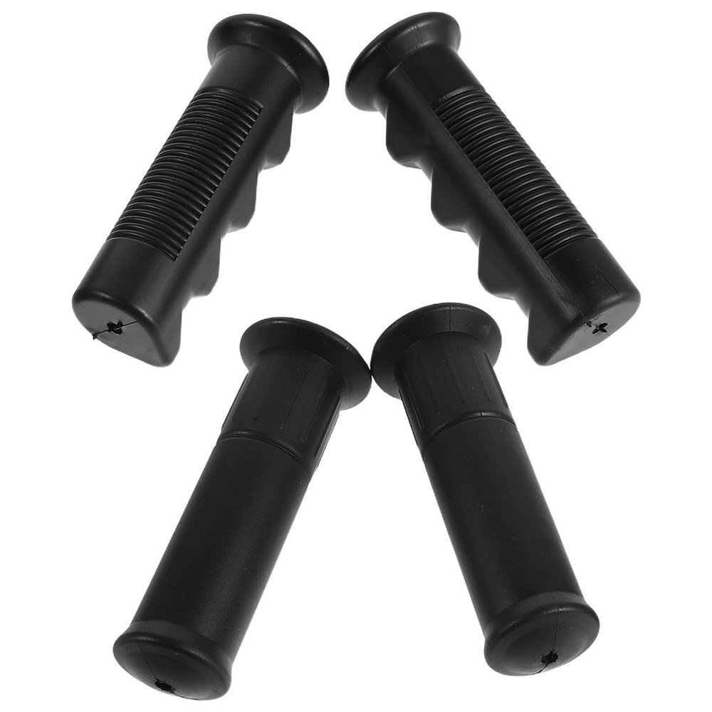 Uonlytech 2 Pairs Walker Grip Covers, Rubber Anti-slip Handlebar Grips with Textured Surface and Double-layer Wraparound Design for Rollator Handles and Mobility Aid Handles
