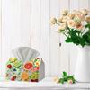 BAYUNOE Diamond Art Painting Tissue Box Cover PU Leather Hand Paper Towel DIY Craft Kit for Adults Beginners Tabletop Home Bathroom Car Office-Fruit view 3