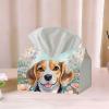 BAYUNOE Diamond Art Painting Tissue Box Cover PU Leather Hand Paper Towel DIY Craft Kit for Adults Beginners Tabletop Home Bathroom Car Office-Dog view 2