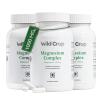 Wild Crop Magnesium Complex 1000mg, 8 Forms Magnesium Oxide, Glycinate, Malate, Taurate, Citrate, Carbonate, Aspartate, Orotate, High Absorption for Nerve, Muscle Support, 90 Capsules (Pack of 3) view 1