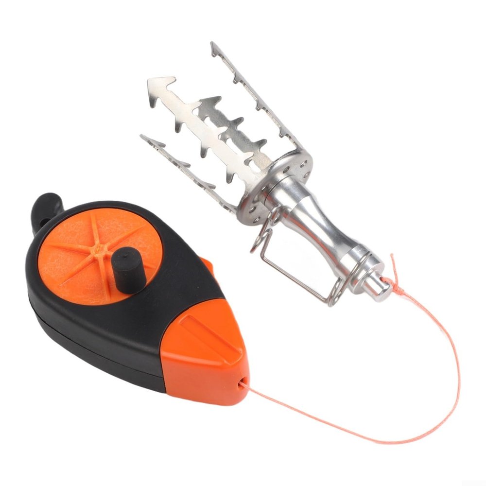 30M Fishing Lure Retriever, Stainless Steel Bait Rescue Device With Quick Release Loop For Snagged Hooks In Weeds Rocks Branches