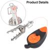 30M Fishing Lure Retriever, Stainless Steel Bait Rescue Device With Quick Release Loop For Snagged Hooks In Weeds Rocks Branches view 4