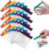 2026 Upgrade Self Sealing Zipper Medicine Bags, Waterproof Pill Pouches for Travel, Reusable Clear Zipper Pill Storage Bags for Medicine or Vitamins (#28PCS) view 1