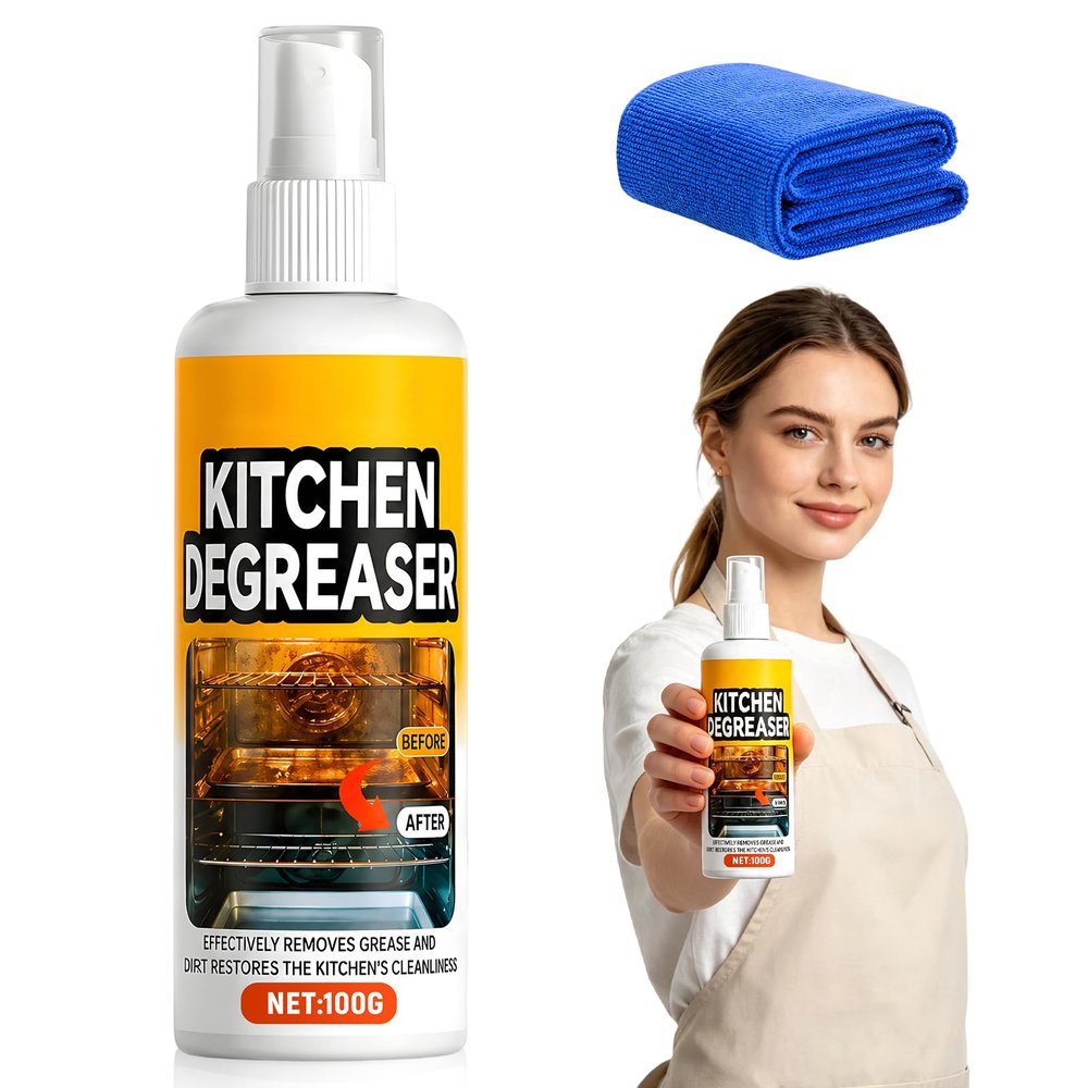 Finturo Greasekiller BBQ Grill Cleaner Spray, Grill Cleaner, Heavy Duty Grills Degreaser Spray, Removes Grease for BBQ Grate, Grills Lid,Stovetop,Oven,Range Hood