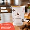 Custom Paper Cups, Add Logo or Text, Double Wall, 12 oz, 50 Pack view 3