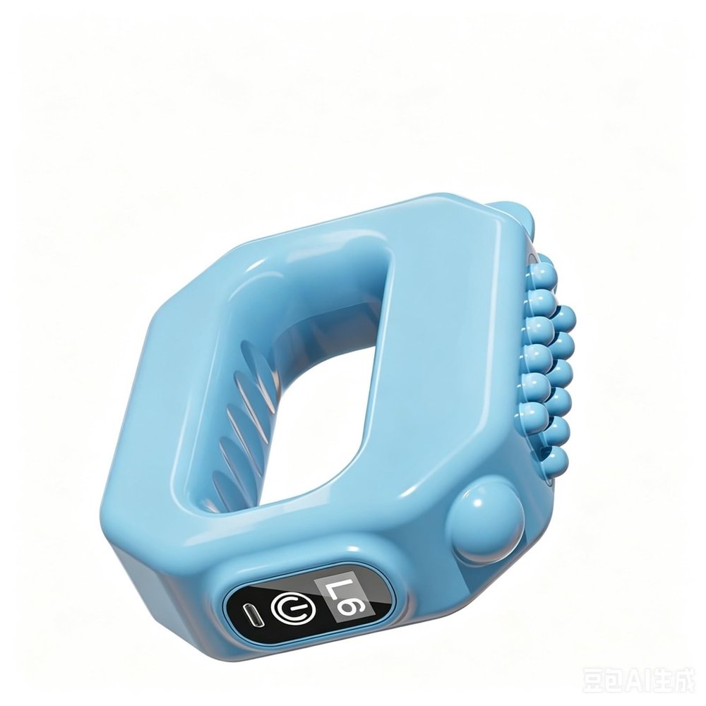 Multifunctional Full Body Fascia Ring, Full-Body Massage Gun, LCD Digital Display Panel, Ingenious Bead Design, for Legs Belly Muscle Knot Recovery Relaxation Waist Neck Gym Arms (Black)