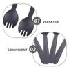 Toyvian 200pcs Black Plastic Appetizer Forks 2-in-1 Spork Design, Individually Wrapped for Comfortable Dining Experience, Sturdy Snack and Dessert Utensils for Parties and Wedding view 3