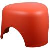 SOLUSTRE Red Plastic Step Stool and Adults Non-Slip Bathroom and Kitchen Foot Stepping Stool with Storage Function for Toilet or Bath view 1