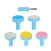 LIFKICH 6pcs Electric Nail File Replacement Heads for Nail Trimmer Safe and Quick Plastic Grinding Pads with Ergonomic Design Suitable for Newborns Random Color view 1