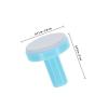 LIFKICH 6pcs Electric Nail File Replacement Heads for Nail Trimmer Safe and Quick Plastic Grinding Pads with Ergonomic Design Suitable for Newborns Random Color view 2