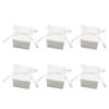 SOIMISS 50pcs White European Style Wedding Candy Boxes 5.5cm Square Paper Treat Boxes with White Ribbon for Chocolate and Mints Storage Packaging, for Engagement and Anniversary Party view 1
