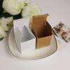 SOIMISS 50pcs White European Style Wedding Candy Boxes 5.5cm Square Paper Treat Boxes with White Ribbon for Chocolate and Mints Storage Packaging, for Engagement and Anniversary Party view 4