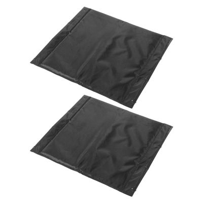 LALAFINA 2pcs Wheelchair Replacement Seat Cushion Cover Made of Sturdy Oxford Cloth with Thick Sponge Padding, Wear-Resistant and Breathable, Easy Installation for Wheelchair and Office