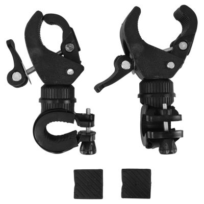 SAFIGLE 2pcs Wheelchair Cane Support Holder with Crutch Fastener, Sturdy Plastic and Metal Construction, Compact Design for Secure and Stable Fit, for Elderly Walkers and Wheelchair Users