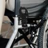 SAFIGLE 2pcs Wheelchair Cane Support Holder with Crutch Fastener, Sturdy Plastic and Metal Construction, Compact Design for Secure and Stable Fit, for Elderly Walkers and Wheelchair Users view 4