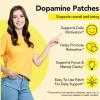 Dopamine Patches Extra Strength, Mood Boost Support Patches for Daily Mental Wellness, Motivation Supports Dopamine & Serotonin Balance, Dopamine Supplements for Adult, Non-GMO,Vegan-Friendly 30 Patch view 3