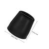 SUPVOX Black Rubber Walker Tips Replacement Caps Nonslip Base Design Extra Protection Sturdy Walker Accessories for Crutch Stability in Daily Mobility Use view 2