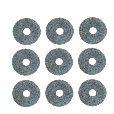Mop Cloth Pads Compatible With Xiaomi S20+ / S10 Plus / B105 / B108CN / X20 Max / X20 ProCompatible With Dreame Bot L10s Pro / L10s Ultra / X30 / X40 Robot Vacuum Cleaner
